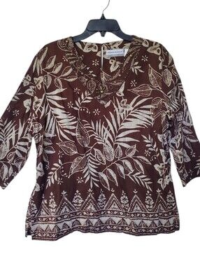 Alfred Dunner Petite Top Vintage Size 16P